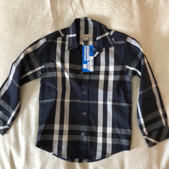 Boys Burberry Dress Shirt